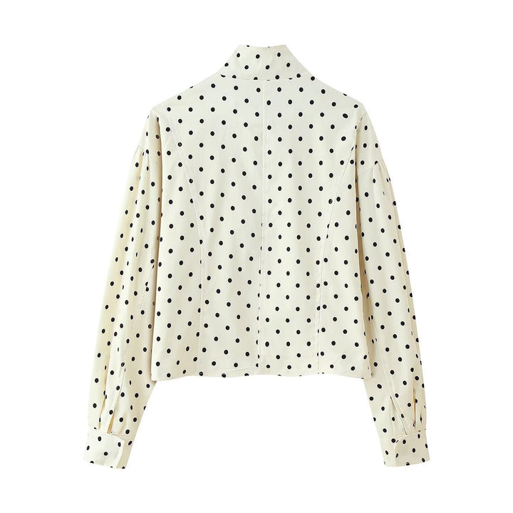 Dame trendy prikket Blousonjakke Stilla