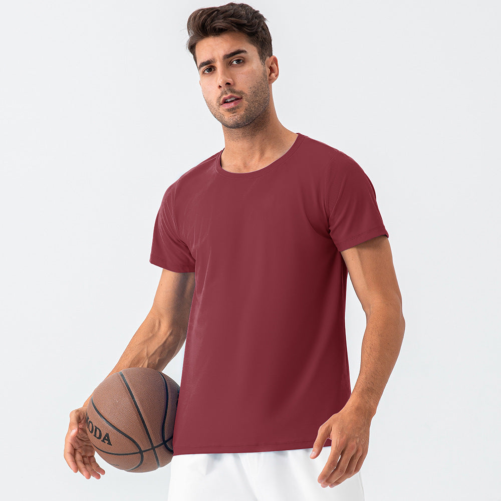 Herrer Sportslig Basketball T-Shirt med åndbare materialer og komfortabel pasform Stilla