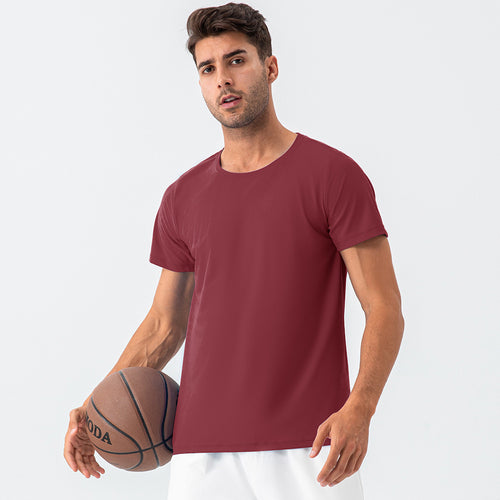 Herrer Sportslig Basketball T-Shirt med åndbare materialer og komfortabel pasform Stilla