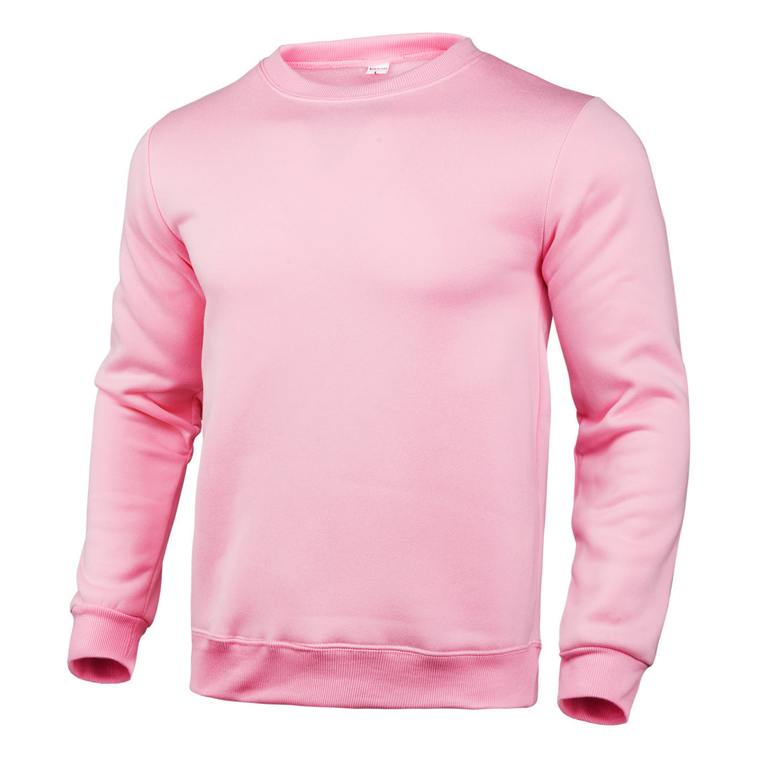 Herre komfortabel crew neck sweater lavet af højkvalitets bomuldsblanding Skovae