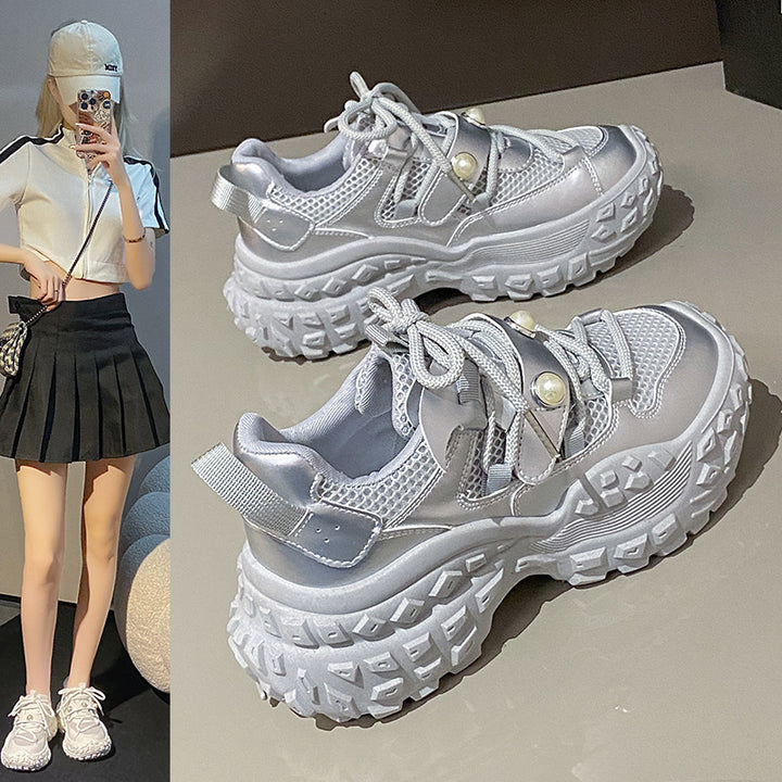 Dame Sporty Sneakers med slidstærk sål og innovativ snøresystem Stilla