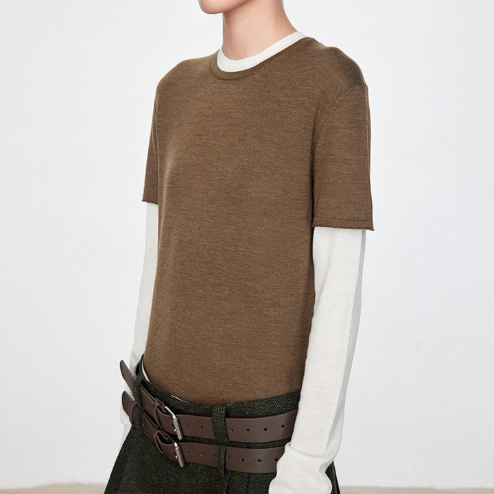 Dame mode strikpullover Stilla