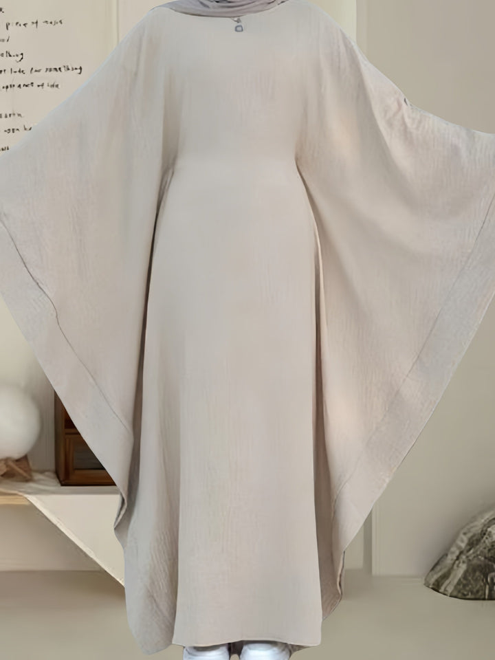 Dame Kaftan Kjole med bred pasform og elegante vingeærmer Stilla