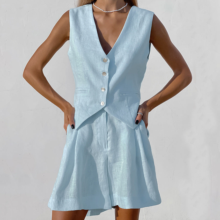 Dame elegant vest med bred pasform og feminin silhuet Stilla