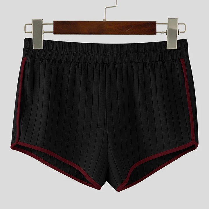 Dame nan plisserede fritidsshorts med elastisk komforttalje og kontrastpiping Skovae