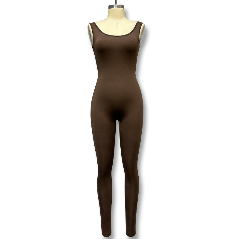 Dame Figurtilpasset Bodystocking med skulderfri design Skovae