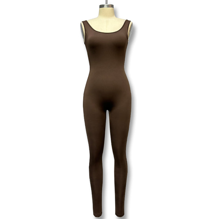 Dame Figurtilpasset Bodystocking med skulderfri design Skovae