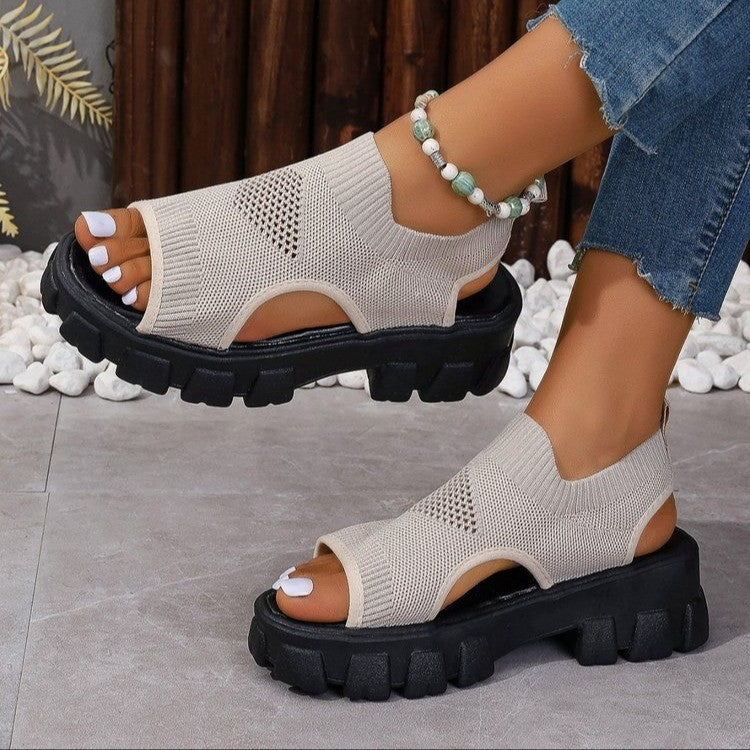 Dame Sportlige Sandaler med skridsikker sål og åndbart overmateriale Stilla