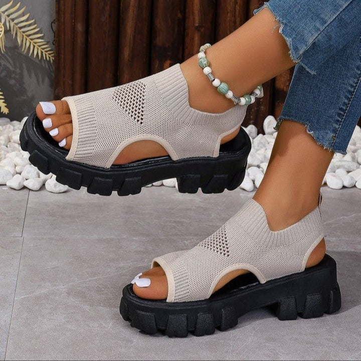 Dame Sportlige Sandaler med skridsikker sål og åndbart overmateriale Stilla