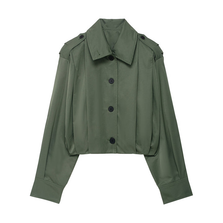 Dame afslappet cropped jakke Stilla