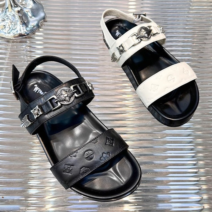 Dame Elegante Sommer-sandaler med justerbart remdesign og luksuriøse accenter Stilla