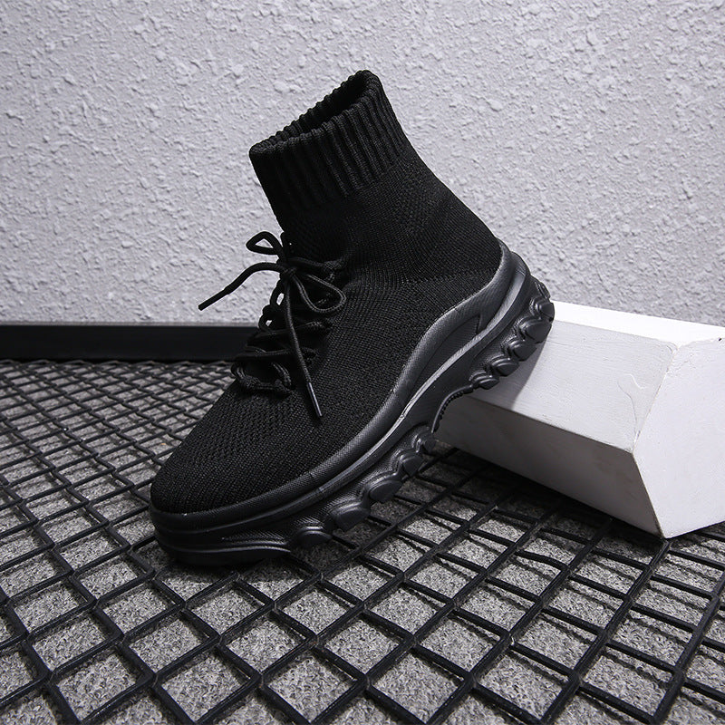 Damer Sporty High-Top Sneakers med åndbart strikmateriale og innovativ dæmpning Stilla