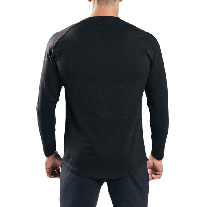 Herrer Sportsligt Langærmet T-Shirt med fugtregulerende materiale og elastisk snit Stilla