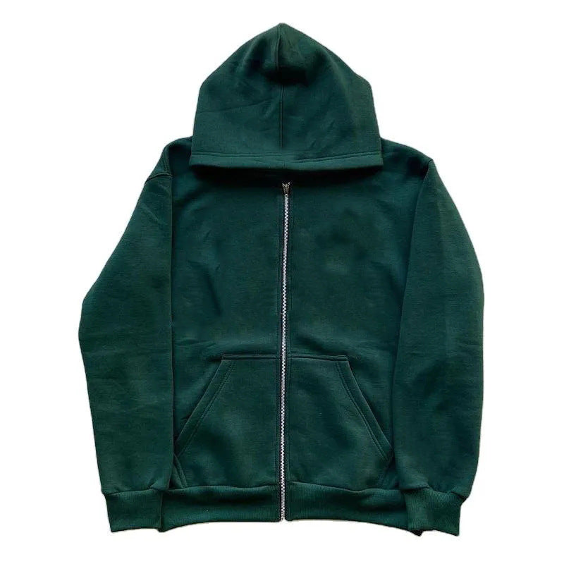 Dame oversized hoodie jakke med praktiske lommer Skovae