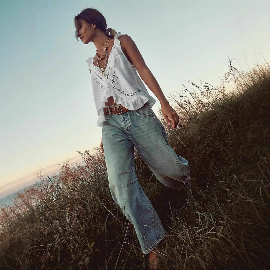 Dame Relaxed Fit Jeans med afslappet design Stilla
