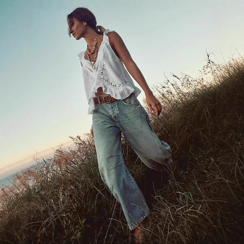 Dame Relaxed Fit Jeans med afslappet design Stilla