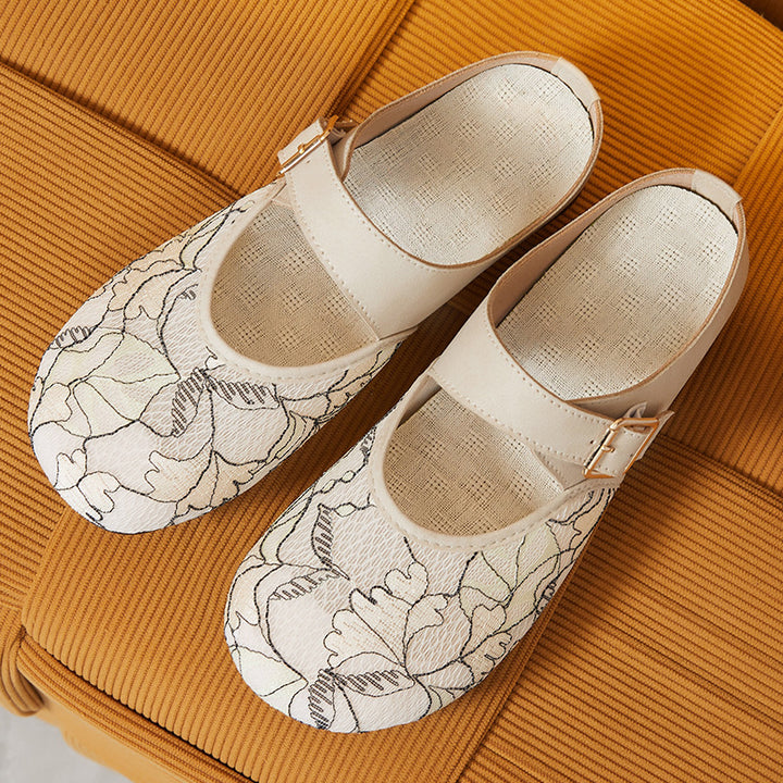 Femme Floral Clogs til at glide i Stilla