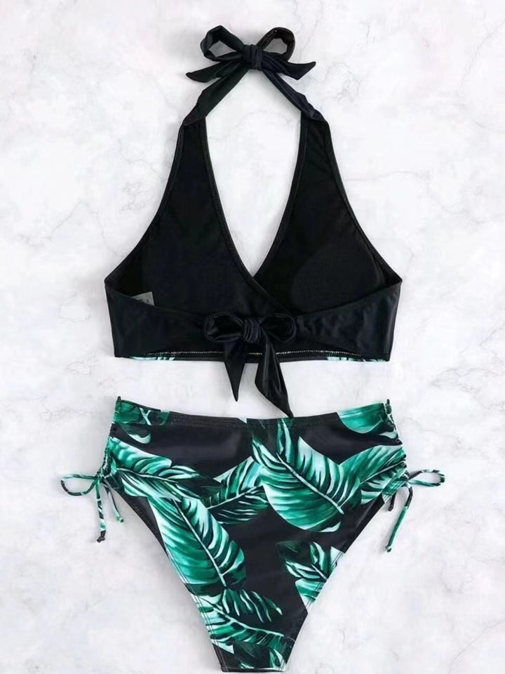 Dame bikini-sæt med stilfuldt neckholder-design og justerbare sider Stilla