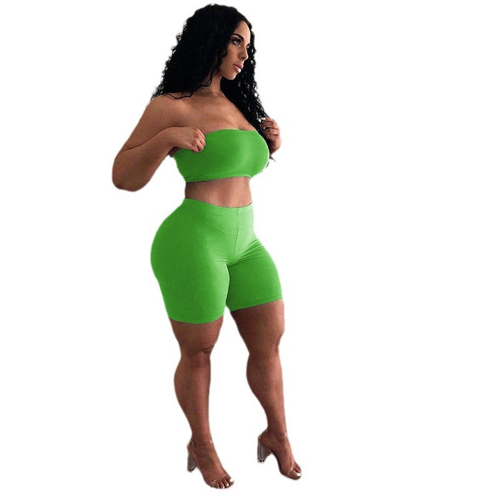 Dame Strapless Loungewear Sæt Stilla