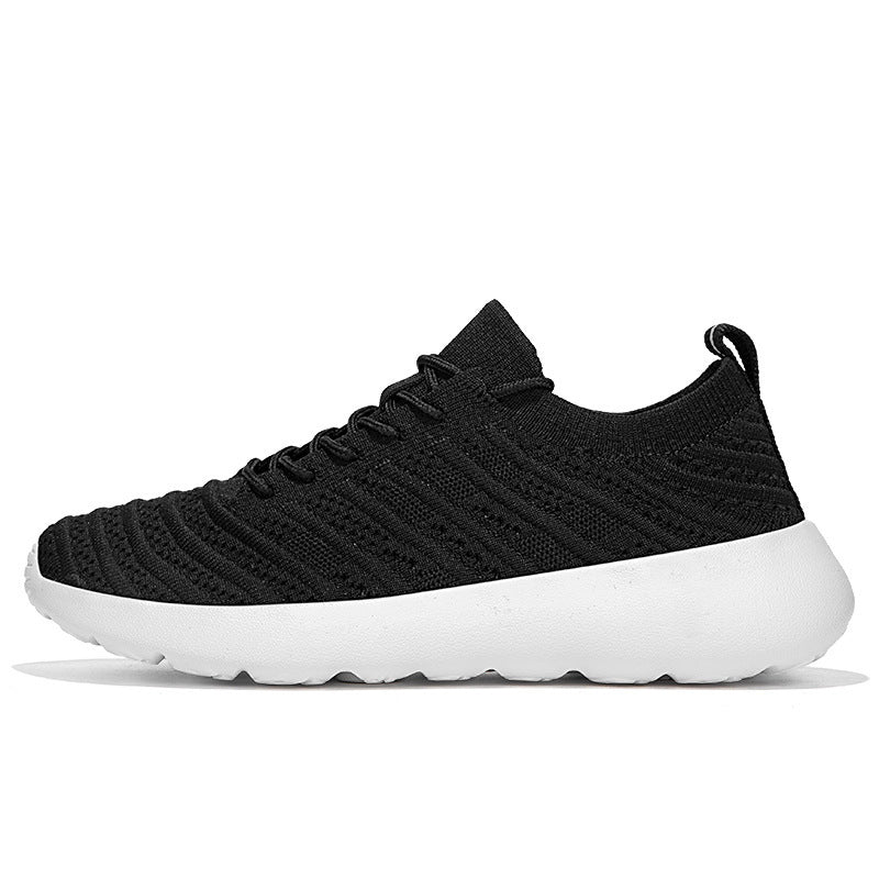Unisex nan strikket slip-on sneaker med sømløs strikoverdel, elastisk skaftkant og støddæmpende let ydersål Skovae