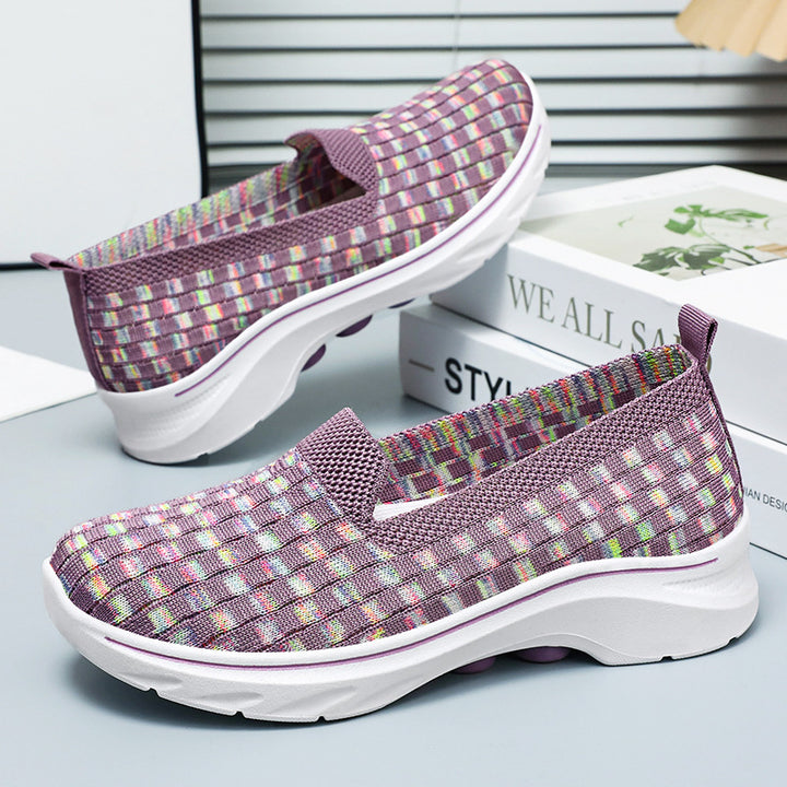 Femme Letvægts Slip-On Vandresko med Fleksibelt Webdesign Stilla