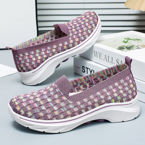 Femme Letvægts Slip-On Vandresko med Fleksibelt Webdesign Stilla