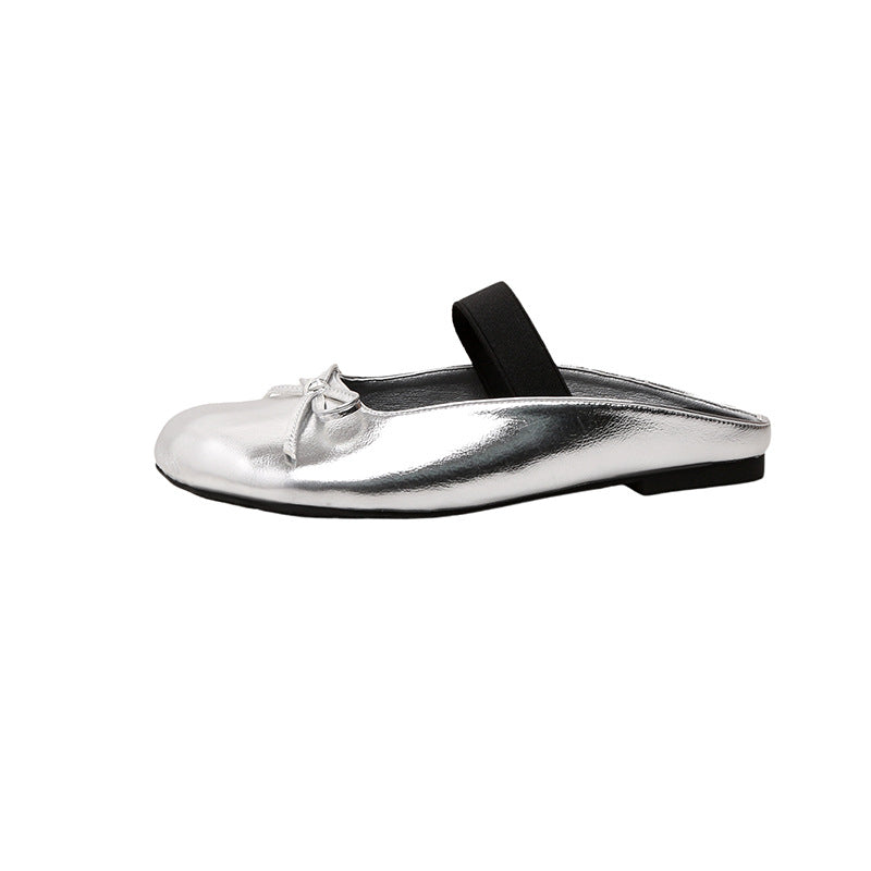 Dame Sling-Ballerinas med elegant sløjfeaccent og behagelig pasform Stilla