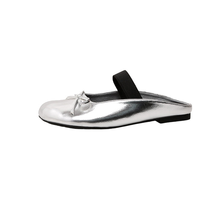 Dame Sling-Ballerinas med elegant sløjfeaccent og behagelig pasform Stilla