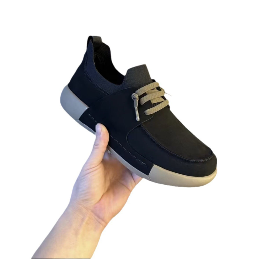 Herrer Lifestyle Sneaker med elastisk overdel og skridsikker sål Stilla