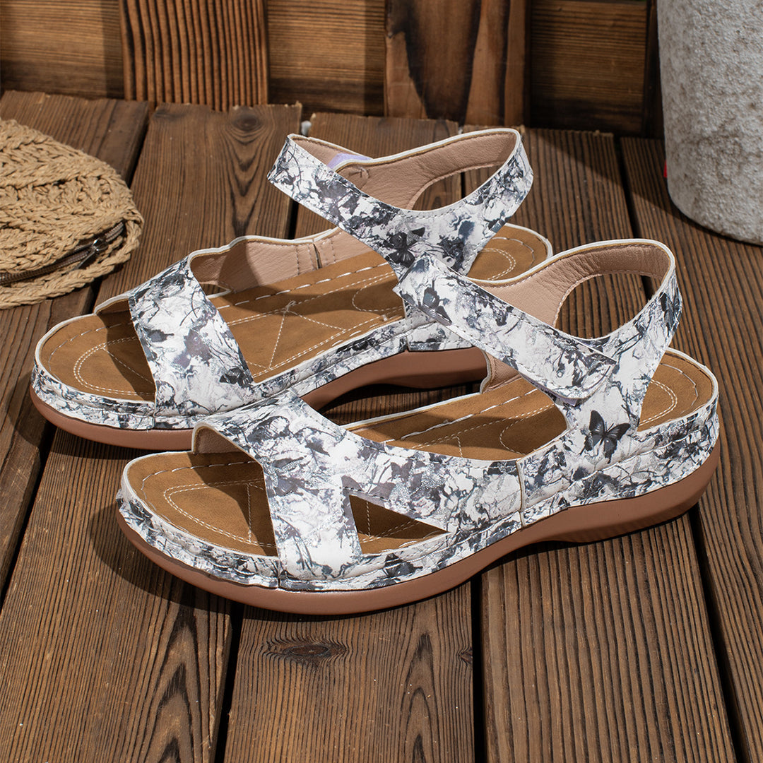 Dame Komfortable Sandaler med justerbare remme og anatomisk fodseng Stilla