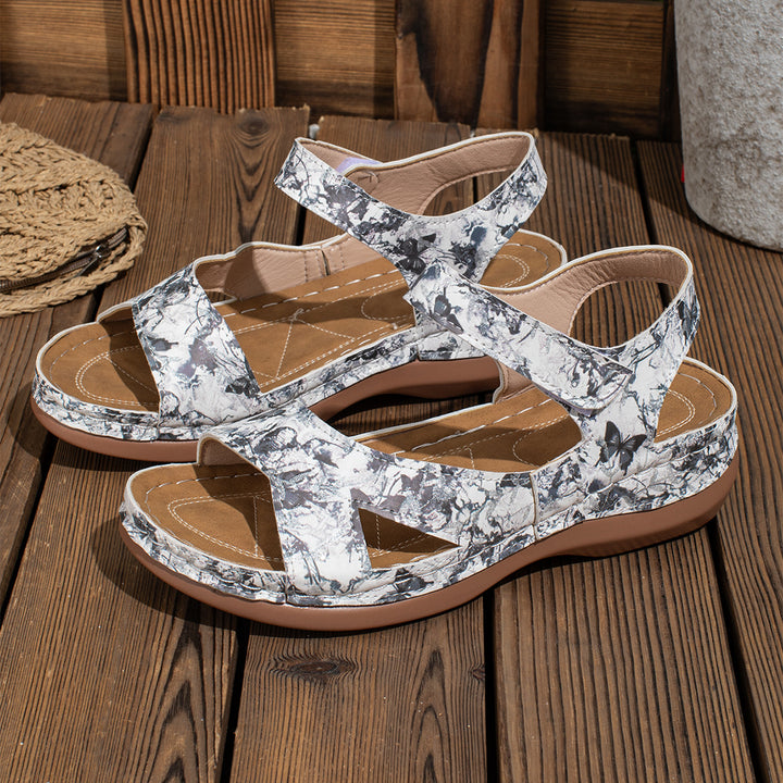 Dame Komfortable Sandaler med justerbare remme og anatomisk fodseng Stilla