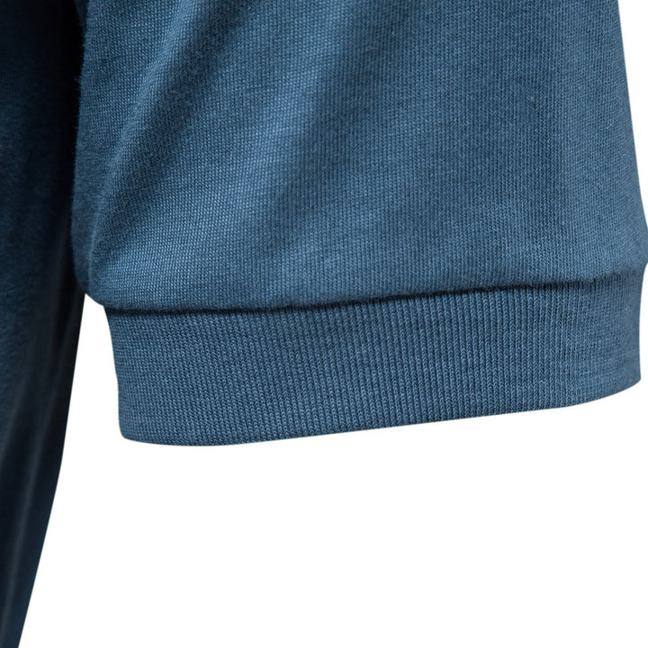 Herrer Poloshirt med moderne ståkrave og kvalitetslynlås Stilla