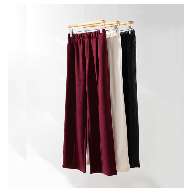 Dame elegant, løstsiddende bukser med elastisk talje Stilla