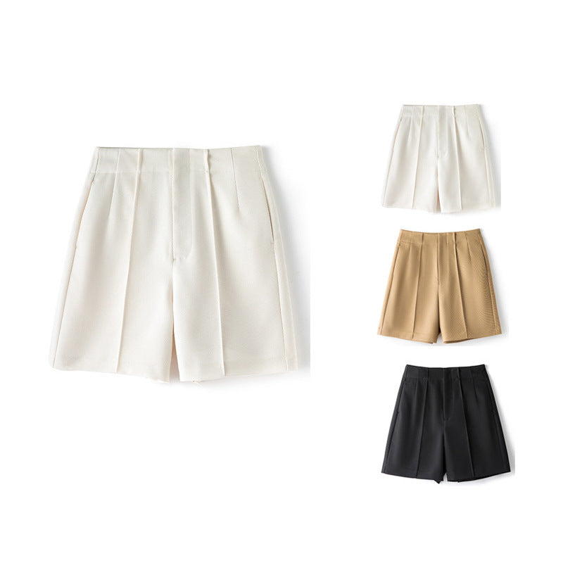 Dame elegante plisserede shorts lavet af kvalitetsstof Stilla