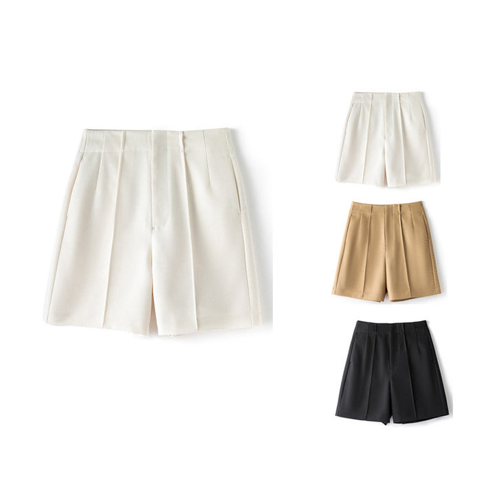 Dame elegante plisserede shorts lavet af kvalitetsstof Stilla