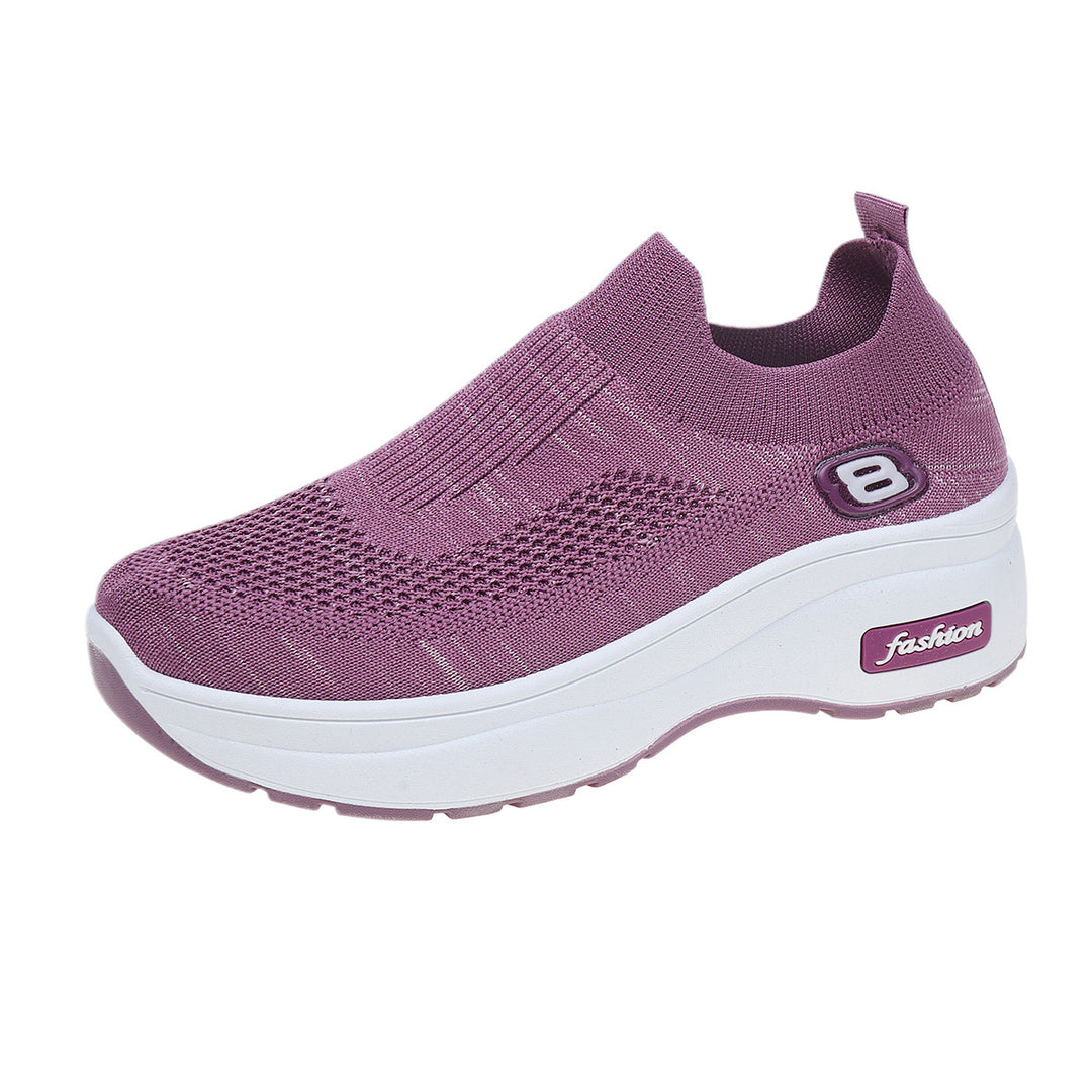 Dame Fashion Slip-On Sneakers med komfortabel dæmpning og åndbart mesh-overdel Stilla