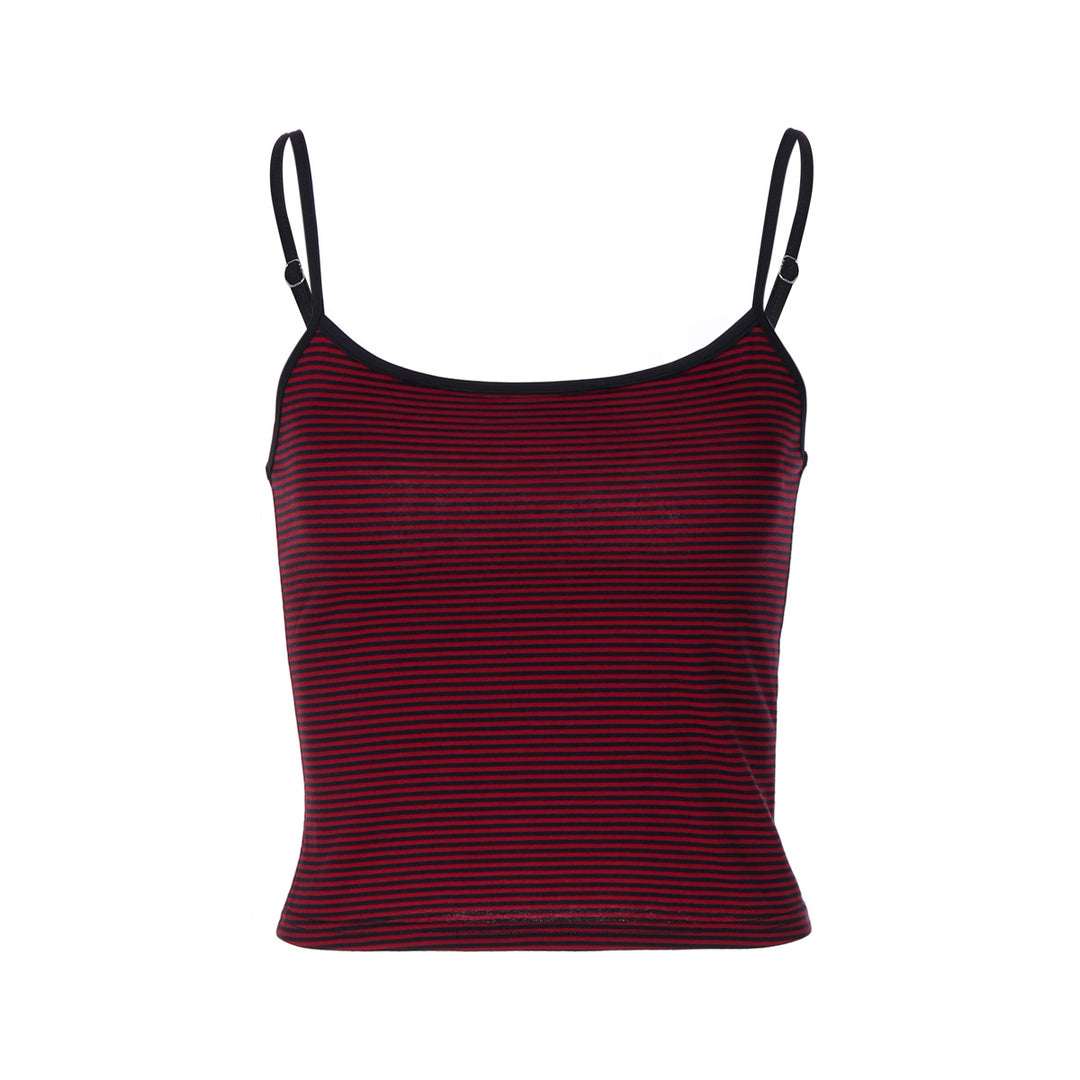 Dame tanktop med justerbare spaghetti-stropper Skovae
