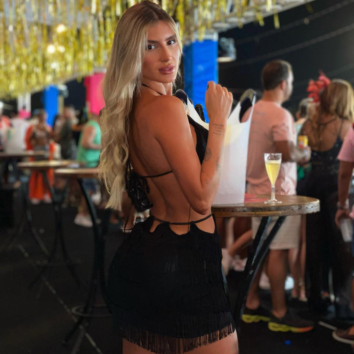 Dame Fransen-Bikini-Sæt med eksklusive Cut-Out-detaljer Stilla