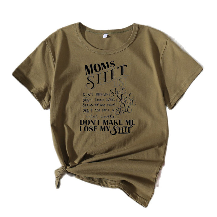 Dame Casual Grafik T-shirt Stilla 1751262401