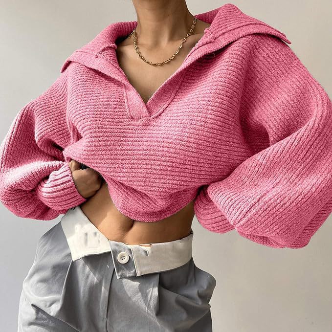 Damer hyggelig strikket sweater i en afslappet oversized pasform Stilla