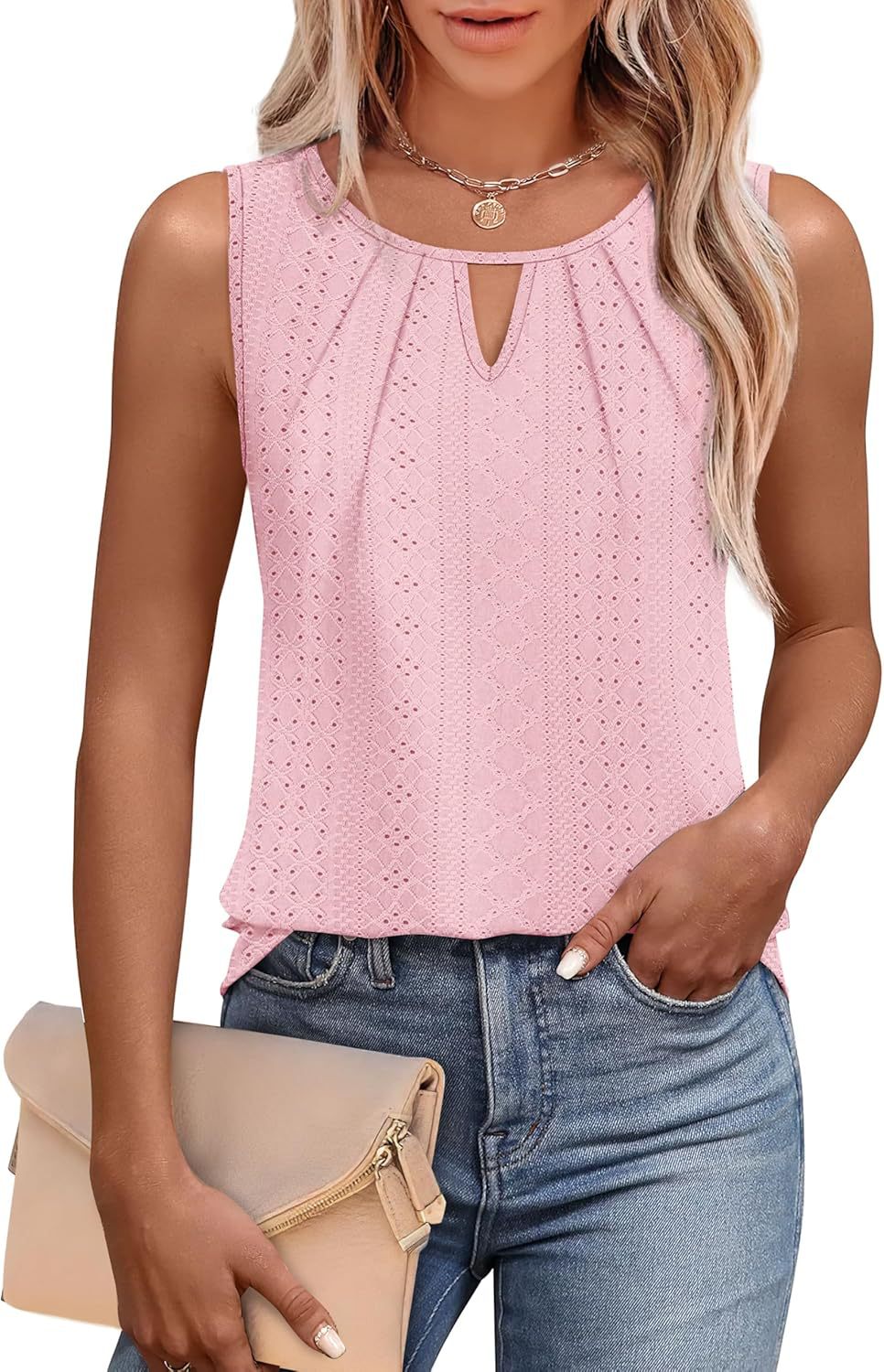 Dame Øjenlæder Design Nøgle-Hul Bluse Stilla