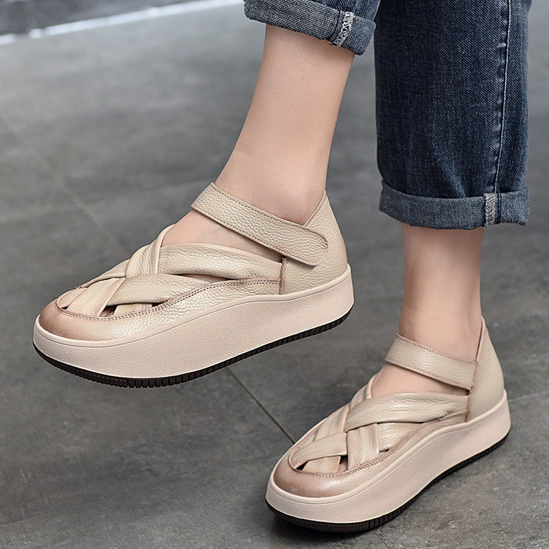 Dame Sandaler med praktisk velcro og trendy rem-design Stilla