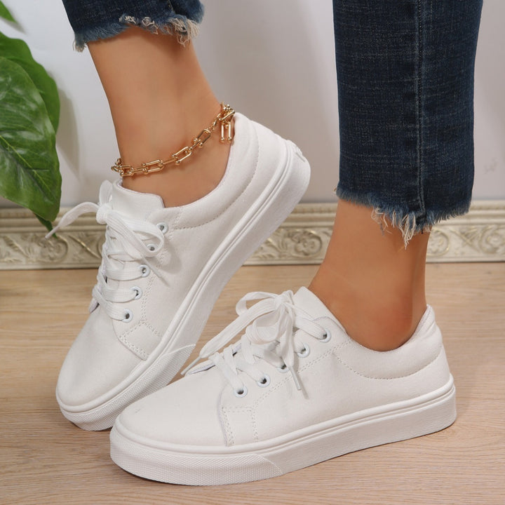 Dame afslappede sneakers med fleksibel sål og åndbart overmateriale Stilla