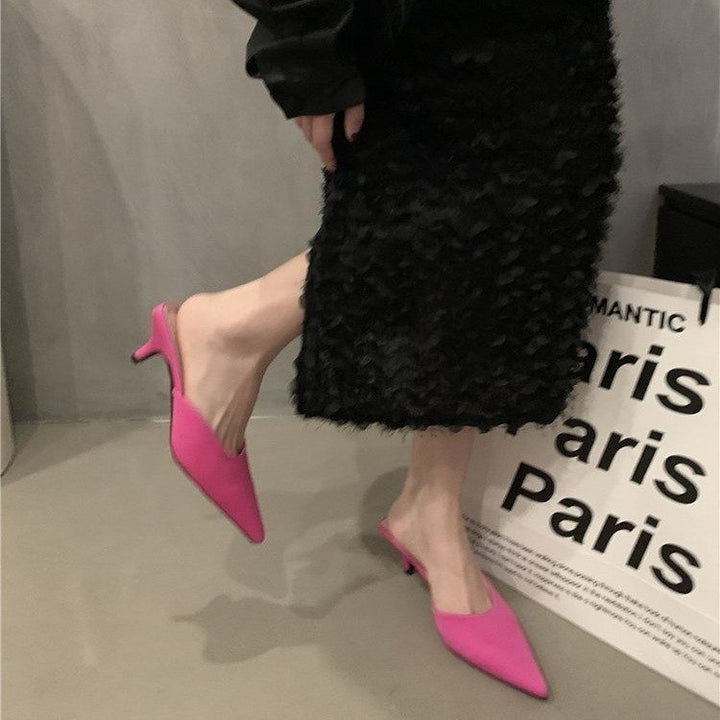 Damer Elegante Slingback-pumper med spids tåområde og trendy design Stilla