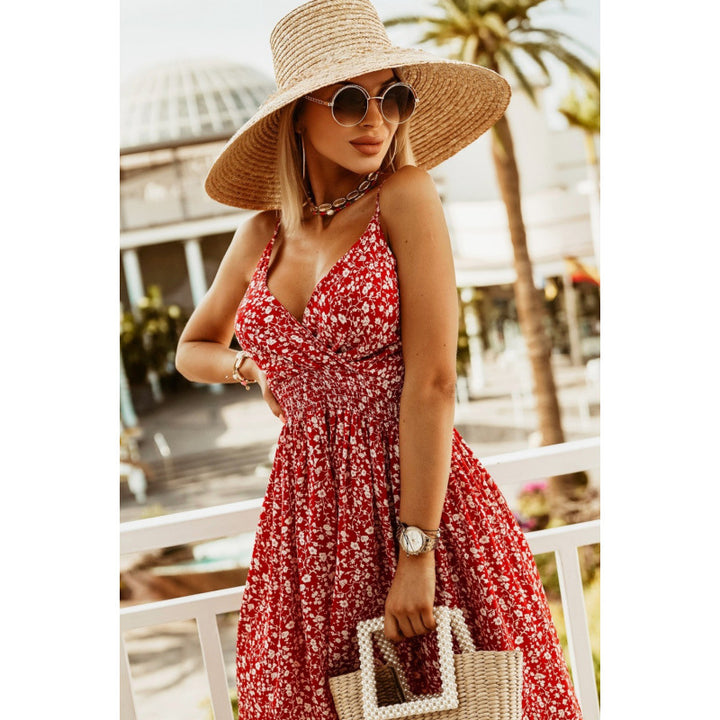 Femme Tropical Print Wrap Dress Stilla 1750652616