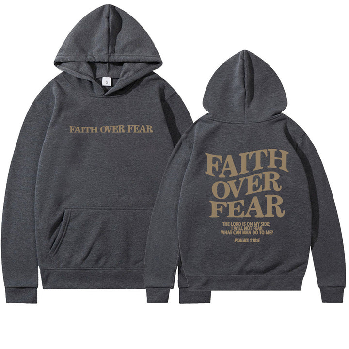 Dame hoodie med inspirerende tekst og høj kvalitet håndværk Skovae