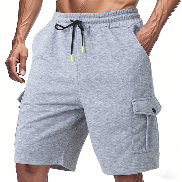 Herre cargo-shorts med funktionelle lommer og elastisk bånd Stilla
