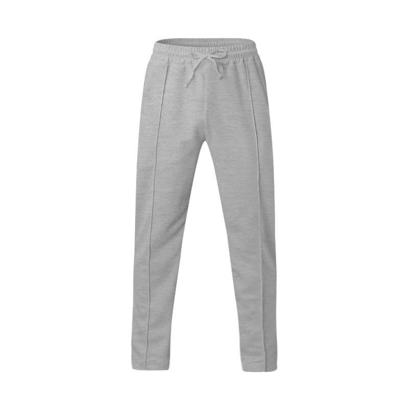 Herrer nan sporty joggingbukser med elastisk talje og forreste midtersøm Skovae