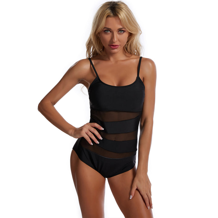 Dame-mesh-panel-einteiler-badeanstig Stilla
