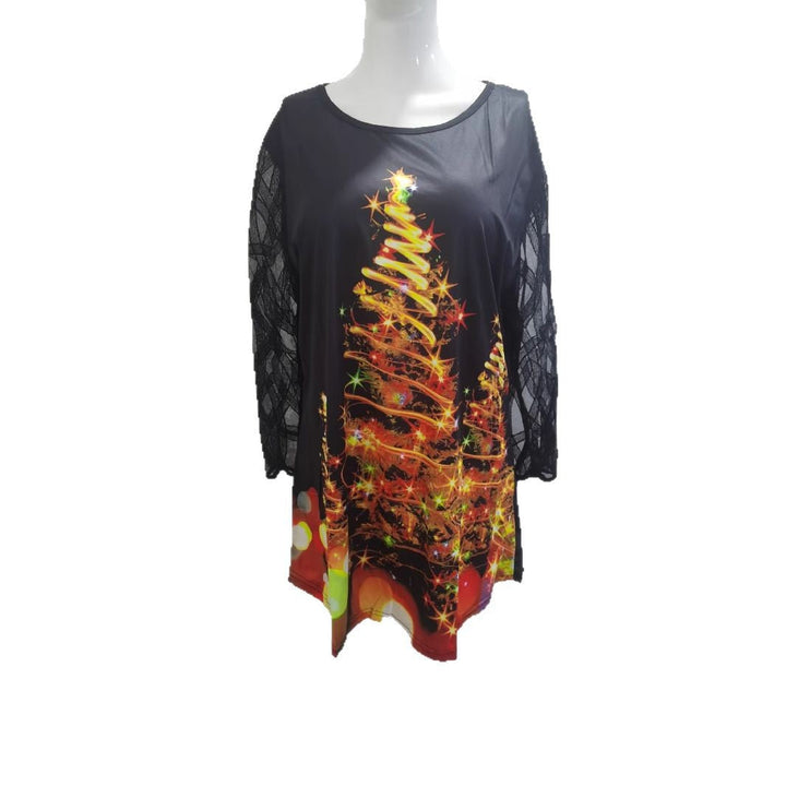 Stilla | Trendy Trykt Blonde Splice Kortærmet T-shirt